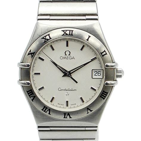 omega constellation silver watch|omega constellation price guide.